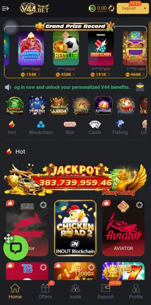 V44bet Game