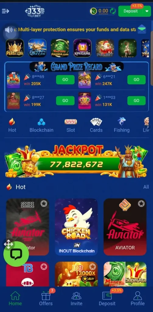 J33bet Game