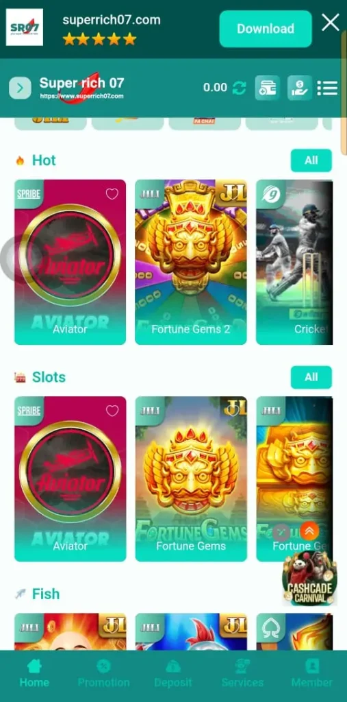 Super Rich 07 Game