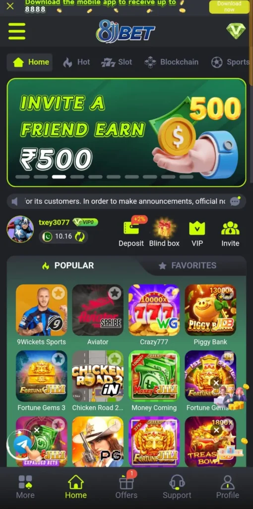 8JJ bet Game