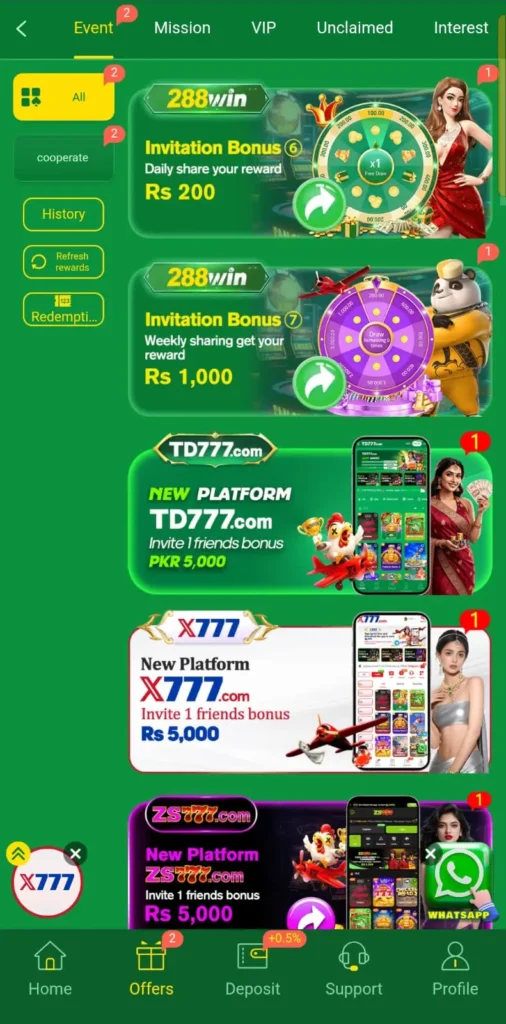 288 Win Game