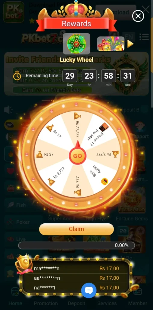 PKBet7 Game